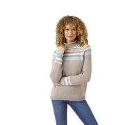 King Cole Ladies Chunky Knitting Pattern Raglan Sleeve Striped or Plain Sweater (5892) Beige
