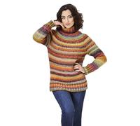 King Cole Ladies Chunky Knitting Pattern Womens Knit in The Round Sweater (6248)