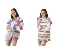 King Cole Ladies Double Knit DK Knitting Pattern Hoodie & Polo Neck Pullover (6009)