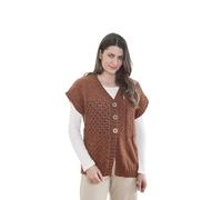 King Cole Ladies Knitting Pattern Aran Womens Cardigan & Waistcoat (6340)