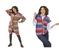 King Cole Ladies Knitting Pattern Womans Chunky Jacket & Waistcoat (6201)