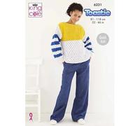 King Cole Ladies Knitting Pattern Women’s Sweater & Cardigan (6231)