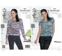 King Cole Ladies Sweater & Top Knitting Pattern 4041