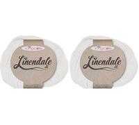 King Cole Linendale DK 50g - White (5240) (Pack of 2)