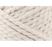 King Cole Macrame King Cotton 200g - 3mm Macrame 100% Recycled Cotton Cord Creamy Cream 5142