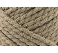 King Cole Macrame King Cotton 200g - 3mm Macrame 100% Recycled Cotton Cord Strangely Beige 5141