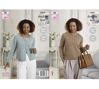 King Cole Majestic DK Knitting Pattern 5224 - Cardigans, Sweaters Pattern - 28-46 Inches