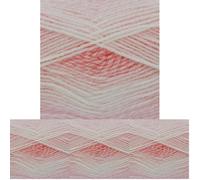King Cole Melody DK Knitting Yarn Strawberry (962) (Pack of 4)