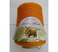King Cole Merino Blend Anti-Tickle 100% Superwash Wool 4ply Cone 500g (Mustard 1773)