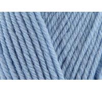 King Cole Merino Blend DK Crochet Yarn, 100% Wool Soft Double Knitting Wool for Cushions, Toys, Cardigans, Jumpers, Sweaters - 50g Ball - Pale Blue (1531) - Single (1 Ball)