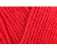 King Cole Merino Blend DK Crochet Yarn, 100% Wool Soft Double Knitting Wool for Cushions, Toys, Cardigans, Jumpers, Sweaters - 50g Ball - Scarlet (009) - Single (1 Ball)