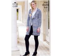 King Cole Merino Knitting Pattern 3356 Women 32 - 42 Inches Jackets