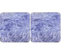 King Cole Moments Eyelash Knitting Yarn 50g Ball Feather Style Fashion Yarn (Lavender 5720) (Pack of 2)