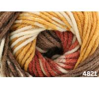 King Cole Nordic Chunky Knitting Yarn Self Patterning Fair Isle Wool 1 x 150g (Gudrun 4821)