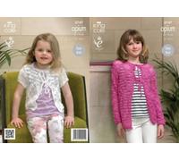 King Cole Opium Knitting Pattern 3747 Cardigans