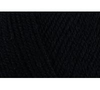 King Cole Pricewise DK Crochet Yarn, 100% Acrylic Double Knitting Wool for Sweaters, Jumpers, Toys - 100g Ball - 048 - Black - 11 Ball