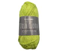 King Cole Recycled Dishcloth Cotton 100g Ball Shade 5071 Lime