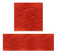 King Cole Recycled Dishcloth Cotton 100g Shade 5068 Burnt Orange (Pack of 4)
