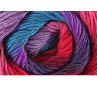 King Cole Riot DK Crochet Yarn, Acrylic Wool Blend Double Knitting Wool for Wraps, Shawls, Snoods - 100g Ball - Rhapsody (240) Pack of 5