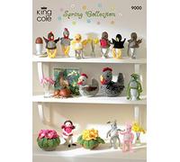 King Cole Spring Easter Toys Big Value Knitting Pattern 9000 DK