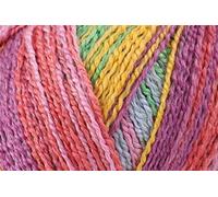 King Cole Summer 4 Ply Crochet Yarn, Bamboo Cotton Mix Craft Knitting Wool for Shawls, Wraps, Socks, & Slippers - 100g Ball - Can (4566) - Single (1 Ball)