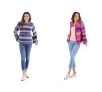 King Cole Knitting Pattern Sweater, Multicolor, One Size