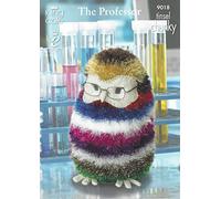 King Cole The Professor & Mr Prickles Toys Tinsel Knitting Pattern 9018 DK, Chunky