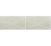 King Cole Timeless Chunky 100g Acrylic & Alpaca Knitting Yarn (Antique Cream 2911) (Pack of 2)