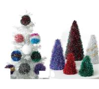 King Cole Tinsel Chunky Knitting Pattern for Festive Decorations Christmas Trees & Baubles (9035) by King Cole