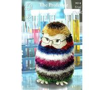 King Cole Tinsel Chunky Knitting Pattern Professor Owl and Mr Prickles - 9018