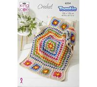 King Cole Toastie Crochet Pattern - 6234 Blankets