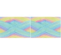 King Cole Tropical Beaches 200G DK Knitting Crochet Yarn (Lara Beach 4851) (Pack of 2)