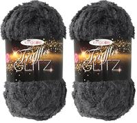 King Cole Truffle Glitz - Silver (5422) (Pack of 2)