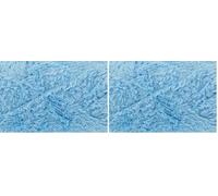 King Cole Truffle Yarn Super Soft Faux Fur Effect Stylish Fashion Wool 100g Ball (Blue Ice - 4373) (Pack of 2)