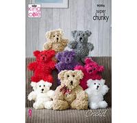 King Cole Tufty Joseph The Bear Crocheted Pattern 9096