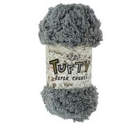 King Cole Tufty Super Chunky 200g Knitting Yarn (2797 Silver)