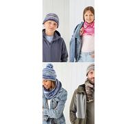 King Cole Unisex Double Knitting Pattern Hats Scarfs Snood Beanies (6082)