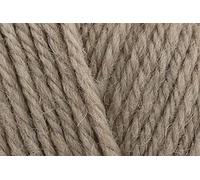 King Cole Wildwood Chunky Crochet Yarn, 100% Wool Craft Knitting Wool for Cardigans, Gloves, Hats Scarves & Shawls - 100g Ball- 5021 - Stone - Single (5 Ball)