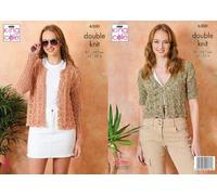 King Cole Womens Knitting Pattern Double Knit DK Ladies Cardigans (6300)