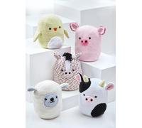 King Cole Yummy Amigurumi Crochet Pattern Squishy Horse Sheep Cow Chick & Pig 9177