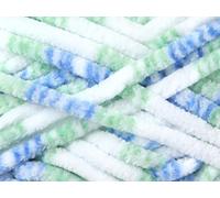 King Cole Yummy Chenille Knitting Yarn Chunky 2211 Jelly Bean - per 100 gram ball