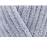 King Cole Yummy Chunky Crochet Yarn, 100% Polyester Plush Texture Knitting Wool for Blankets, Throws, Scarves & Shawls - 100g Ball - Silver (2219) - Single (1 Ball)