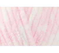 King Cole Yummy Chunky Crochet Yarn, 100% Polyester Plush Texture Knitting Wool for Blankets, Throws, Scarves & Shawls - 100g Ball - Candy Floss (3369) - Single (1 Ball)