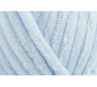 King Cole Yummy Chunky Crochet Yarn, 100% Polyester Plush Texture Knitting Wool for Blankets, Throws, Scarves & Shawls - 100g Ball - Sky (2222) - Single (1 Ball)