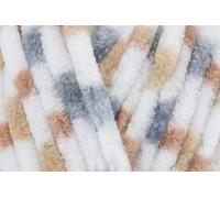 King Cole Yummy Chunky Crochet Yarn, 100% Polyester Plush Texture Knitting Wool for Blankets, Throws, Scarves & Shawls - 100g Ball - Latte (3225) - Single (1 Ball)