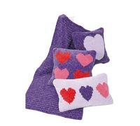 King Cole Yummy Knitting Pattern Pamphlet - 6397 Cushion Covers & Throw (4 Designs)