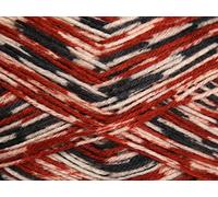 King Cole Zig Zag Sock Knitting Yarn 4 Ply 3008 Maine - per 100 gram ball