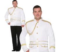King Costume Roayl Prince Charming Kings Coronation Fancy Dress Outfit Robe