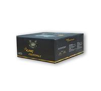 King Crocodile Coconut Charcoal with Long Burning Time I 28 x 28 mm Sustainable Natural Charcoal I Low Ash I Low Smoke I Barbecue Charcoal I Charcoal Cube in Premium Quality I 6 kg