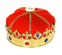 King Crowns Party King Queen Crowns Birthday Hat Halloween Costume Accessory for Children Adults Party Headwear Crown